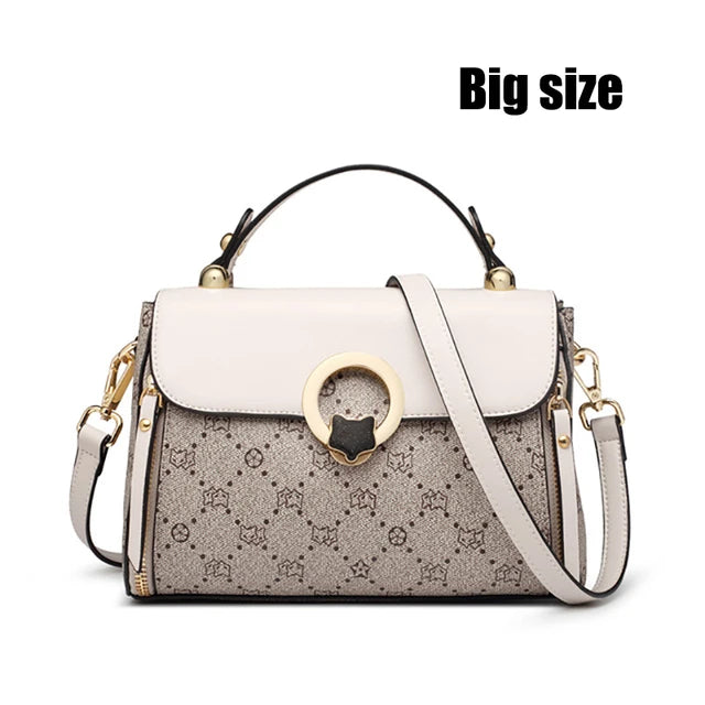 Bolso de Hombro FOXER Vintage Signature 2025 - Estilo y Elegancia Bicolor