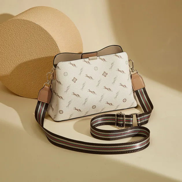 Bolso Bucket FOXER 2025 para mujer - Diseño Urbano Bicolor y Estilo Casual Chic