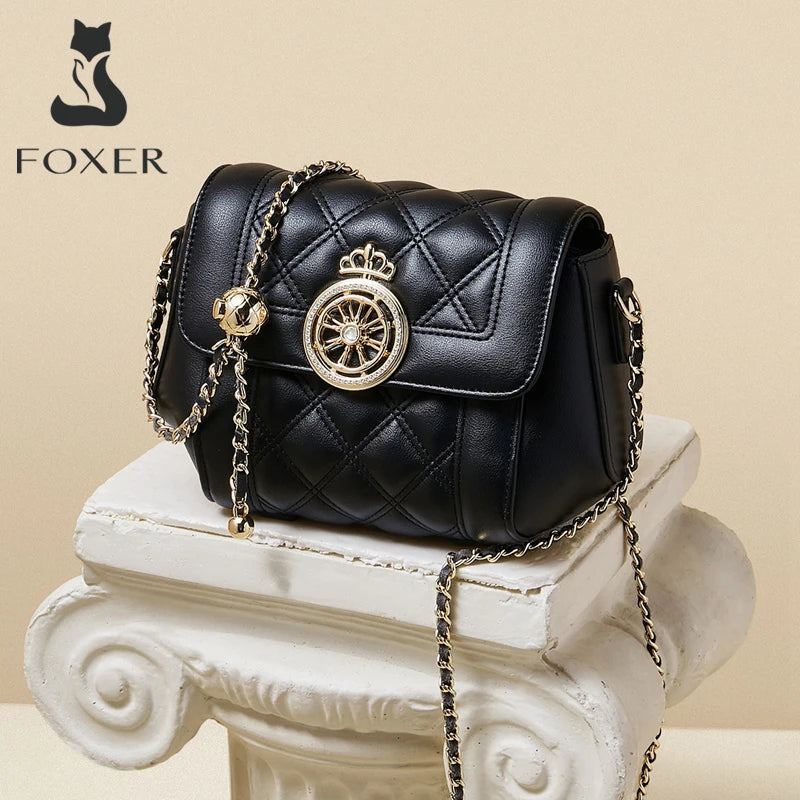 Bolso de Hombro FOXER 2025 Invierno Royal Charm - Lujo en Cada Detalle