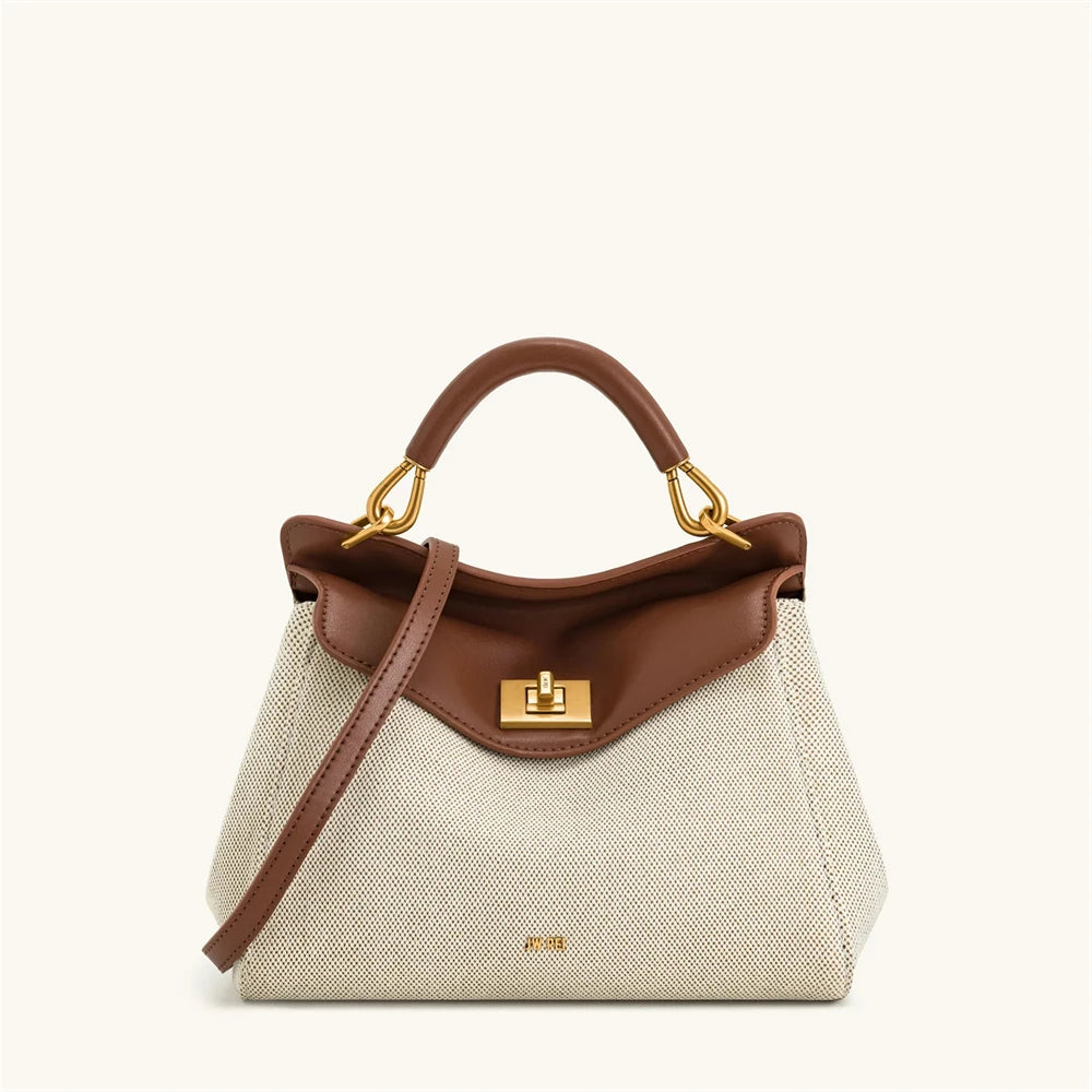 JW PEI for women -Bolso de Mano "Silueta Suave" - New Lucia Lock 2025