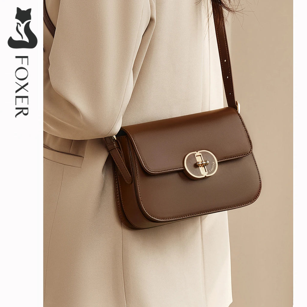 Bolso de Hombro FOXER 2025 "Minimalist Oval" - Elegancia Atemporal